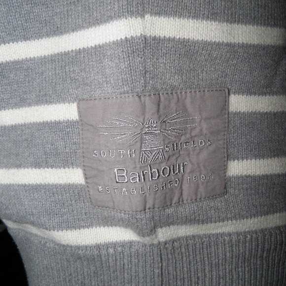 Barbour Beacon Brand Cotton Crew Neck Sweater L - Picture 4 of 5